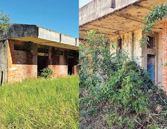 Moradora cobra a limpeza na Estação Férrea de Pertille
