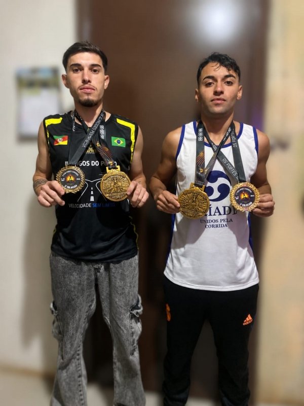Atletas conquistam pódios em Agudo