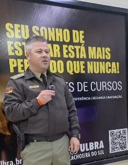 Brigada Militar na campanha “Maio Solidário” em Cachoeira