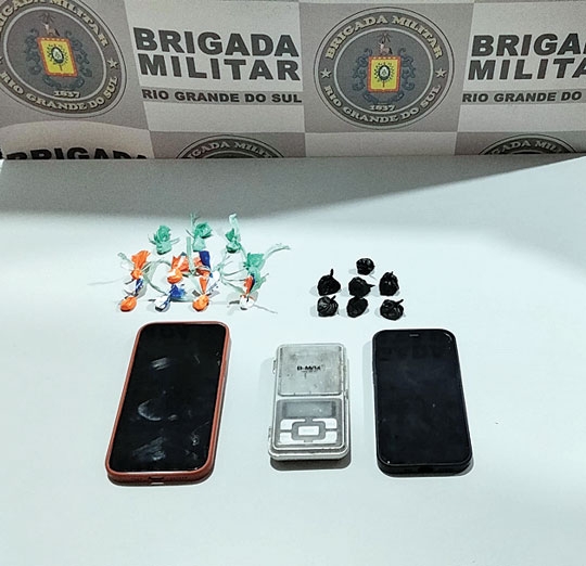 Suspeito de tráfico é preso pela Brigada