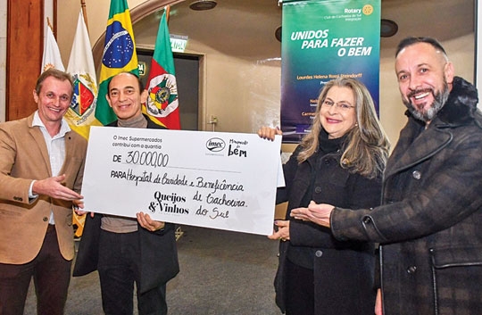 Rotary destina 30 mil para quarto pediátrico