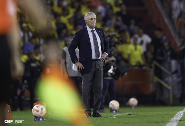 Ancelotti estreia com 0 a 0 no Equador