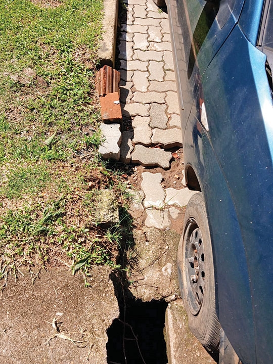 Morador cobra conclusão de obra no Barcelos