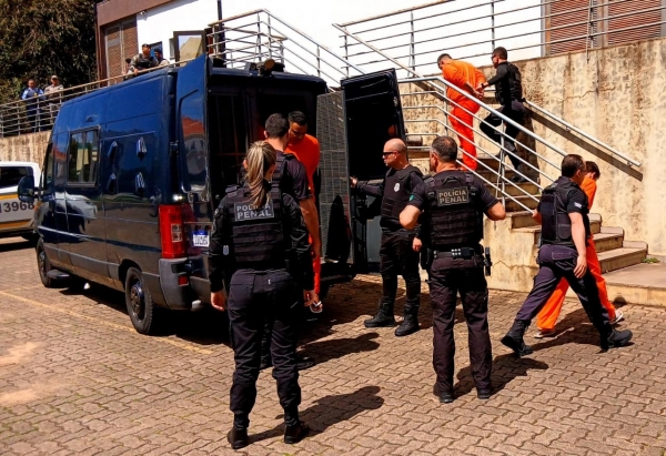Operação de escolta de presos mobiliza a Polícia Penal