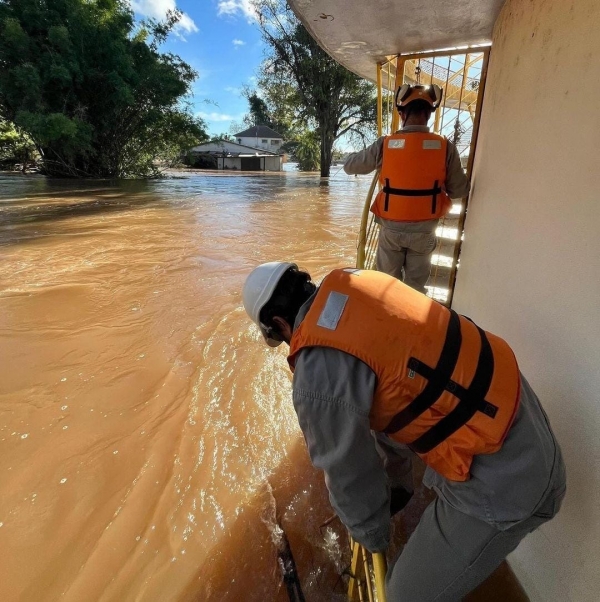 Rio Jacuí encheu quatro dias e começou a estabilizar em Cachoeira