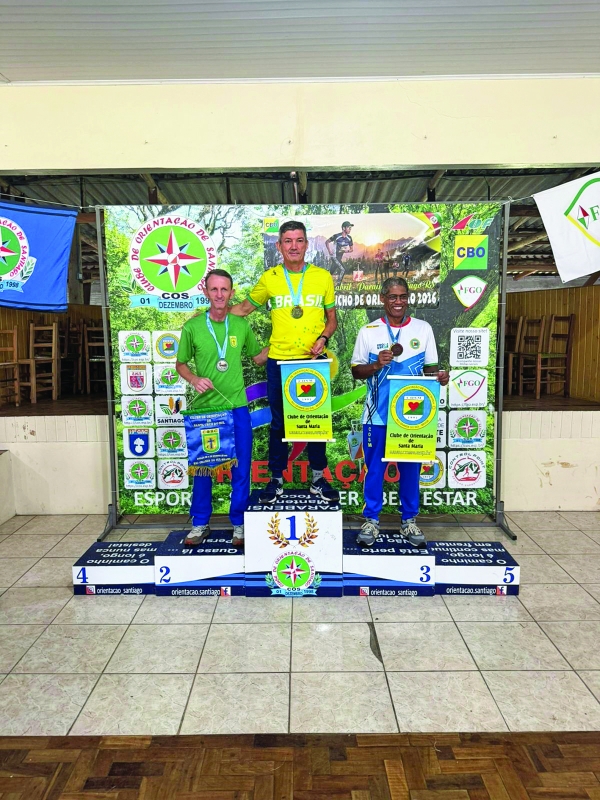 Campeonato Gaúcho de Orientação abre com três pódios