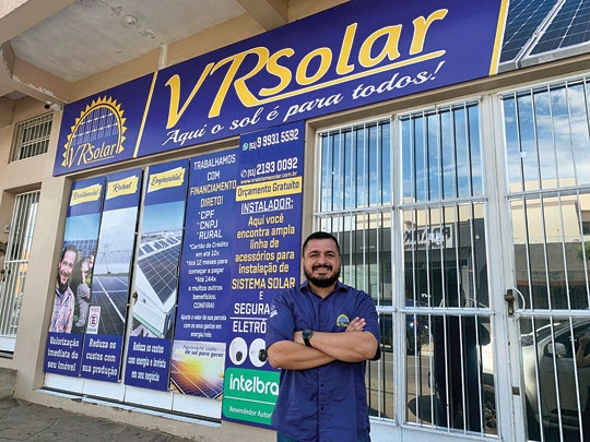 VR Solar tem equipe própria e loja física