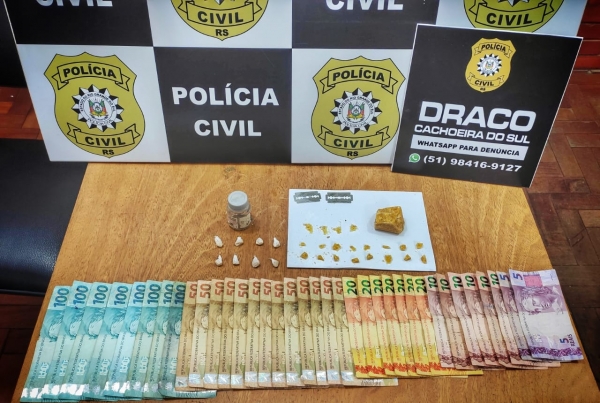Polícia Civil prende suspeito de tráfico no Bairro Cristo Rei 