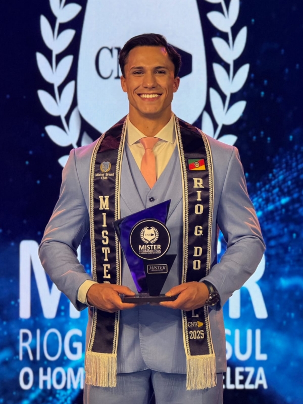 Ezekiel Dall Bello é o novo Mister Rio Grande do Sul 2025