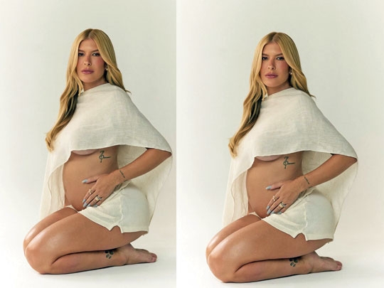 Na reta final da gestação, Lore Improta relata dificuldade