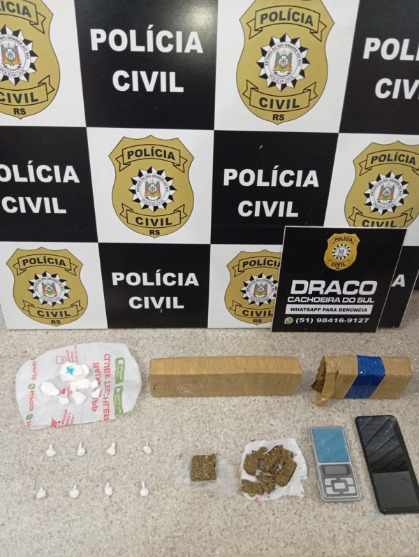 Polícia Civil prende suspeito de tráfico no Bairro Otaviano 