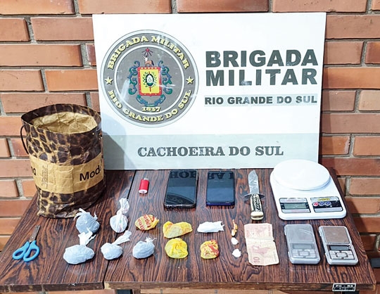 Suspeito de tráfico é preso pela Força Tática