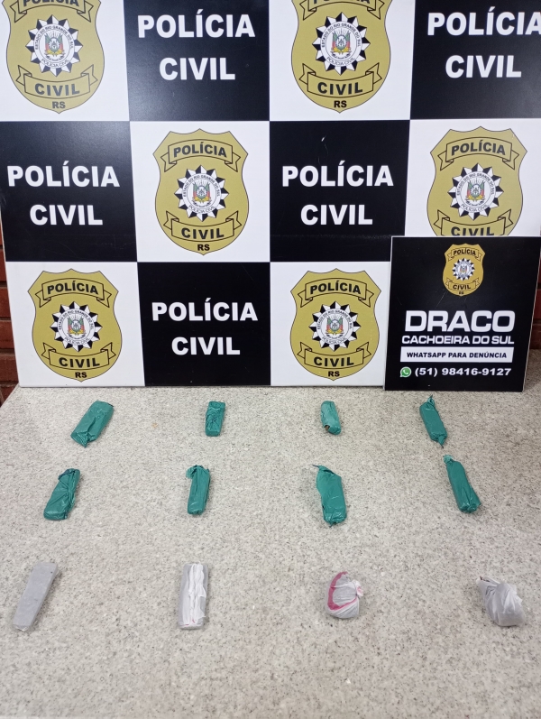 Maconha é apreendida pela Polícia Civil 