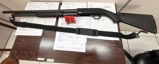Armas são apreendidas na região