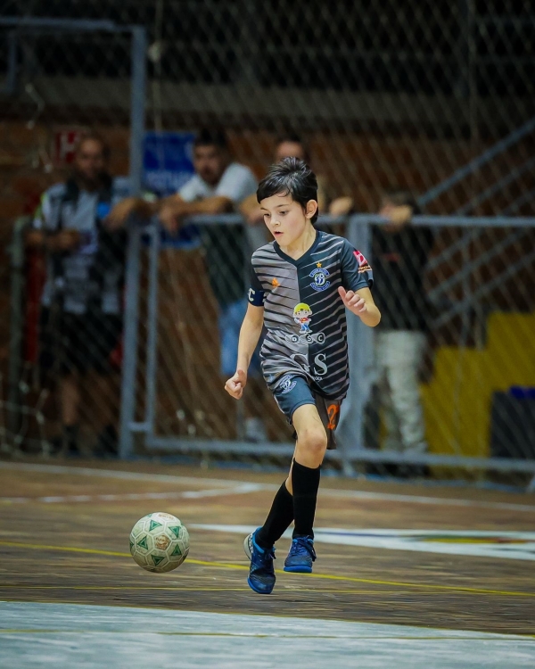 Garotada sub-9 movimenta o futsal na quarta-feira
