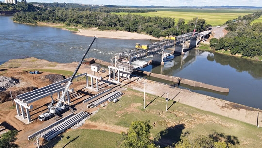 Ponte do Fandango mantém cronograma