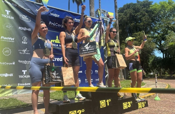 Caroline e Guilherme vencem a  4ª Meia Maratona de Cachoeira do Sul 