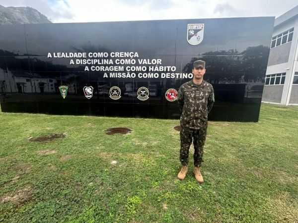 Capitão Cidião passou por estágio de mergulho no Rio de Janeiro