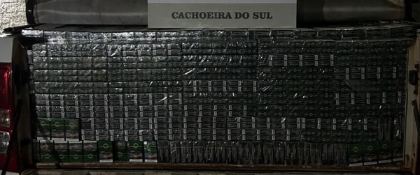 Carga de cigarro é apreendida em Cachoeira do Sul 