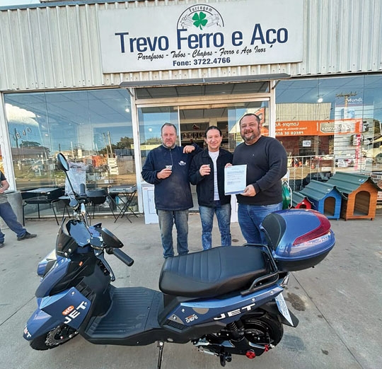 Moto elétrica da GVC encontrou o novo dono