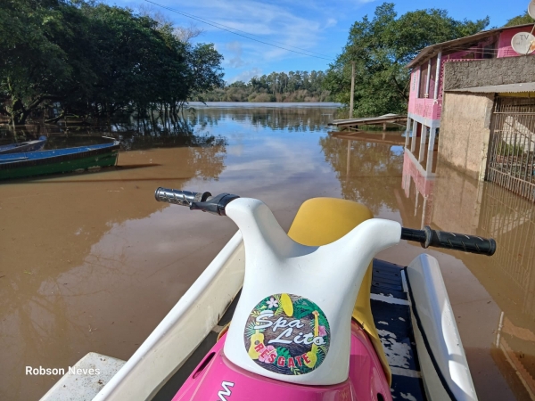 Rio Jacuí baixou mais 25 centímetros nesta terça-feira em Cachoeira 