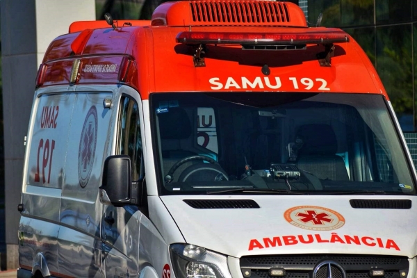 Corpo de Bombeiros sem está ambulância em Cachoeira do Sul
