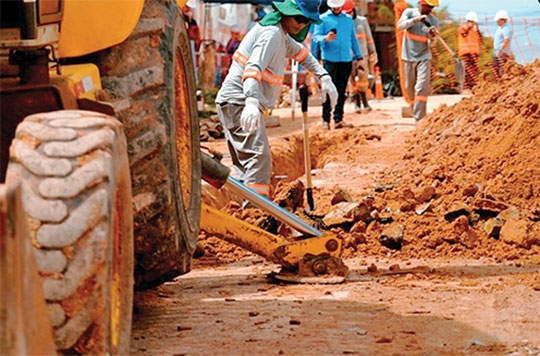 Corsan não perde ritmo das obras em Cachoeira