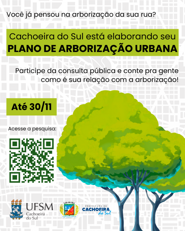 UFSM colabora na elaboração do Plano de Arborização Urbana de Cachoeira