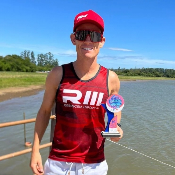 Ricardo Machado é campeão no triatlo em Santa Cruz do Sul