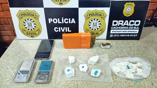 Suspeito é preso com cocaína
