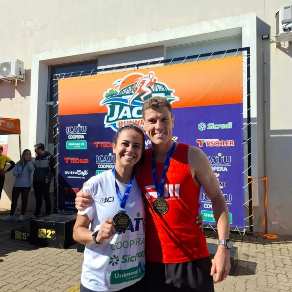 Ricardo Machado e Vivi Rodrigues vencem o Circuito Jacuí Running