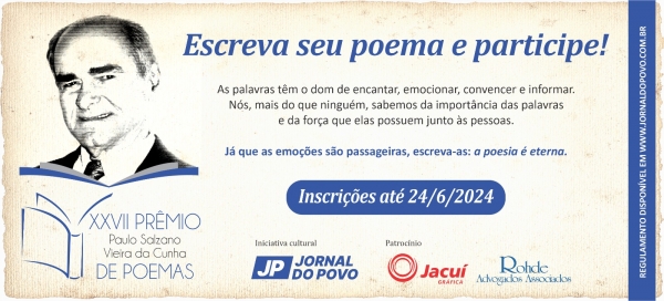 XXVII Prêmio Paulo Salzano Vieira da Cunha de Poemas.