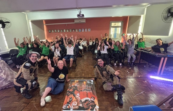 Escola Vital recebeu o projeto “Novas Façanhas Quixotescas”