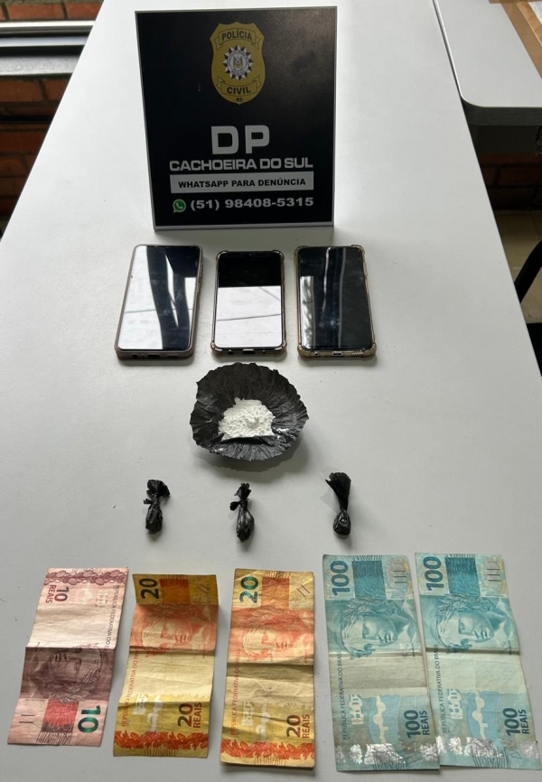 Suspeito de tráfico de drogas é preso no Beco dos Trilhos