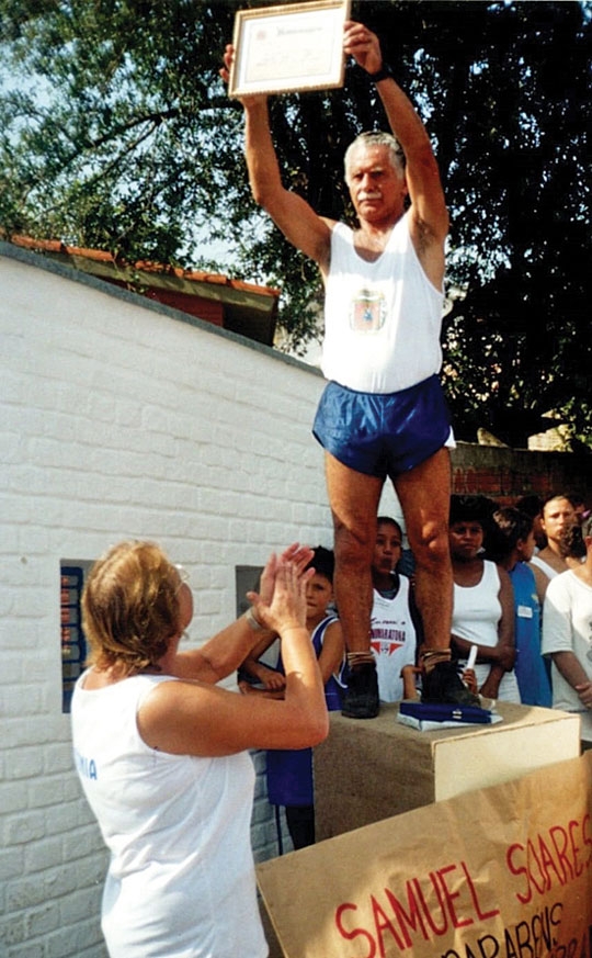 Samuel transformou passos em história