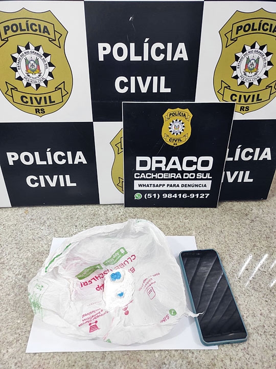 Suspeito de tráfico é preso no Marina