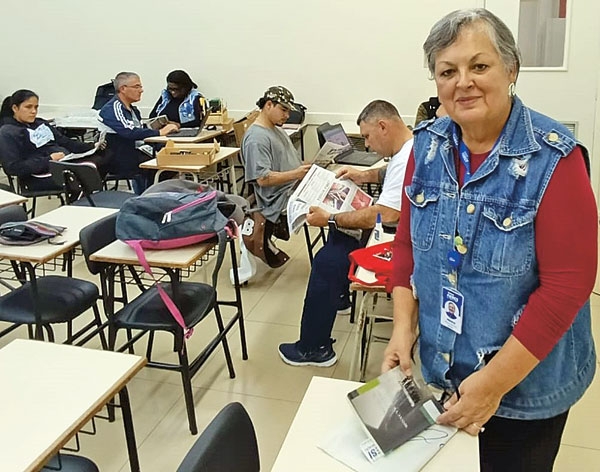 EJA do Sesi trabalha com o Jornal do Povo