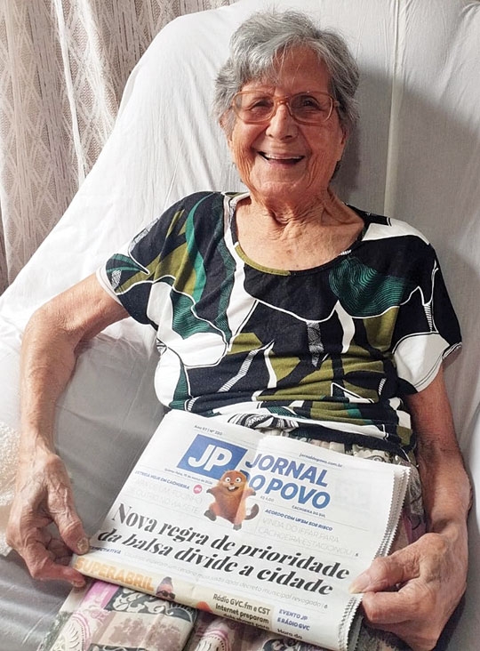 Tem sócia nova no Clube dos Centenários