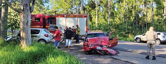 Acidente levou professor para a UTI