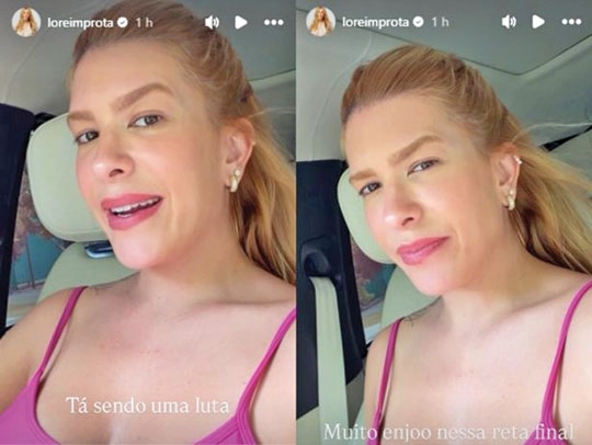 Lore Improta desabafa sobre a reta final da gravidez e relata cansaço