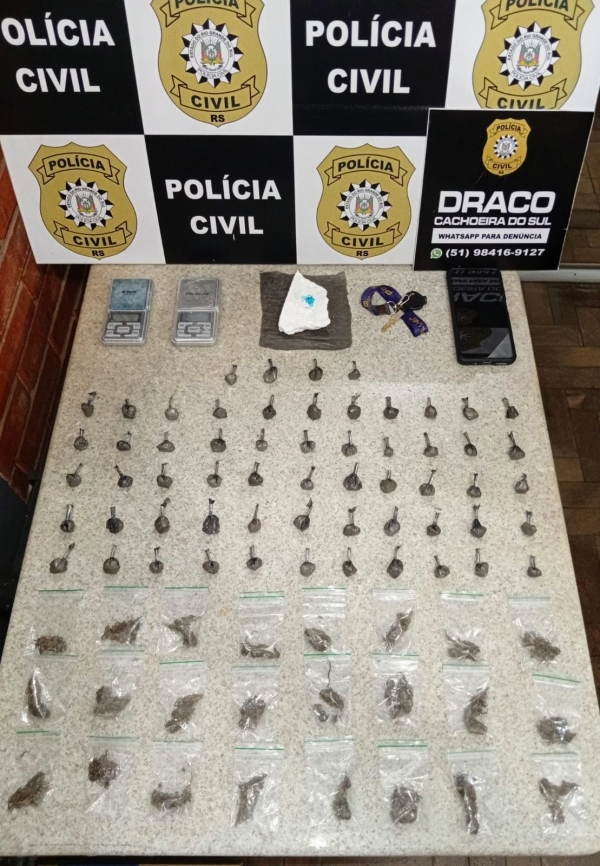 Abril teve seis presos por tráfico em Cachoeira