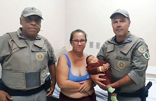 BM salva bebê de dois meses