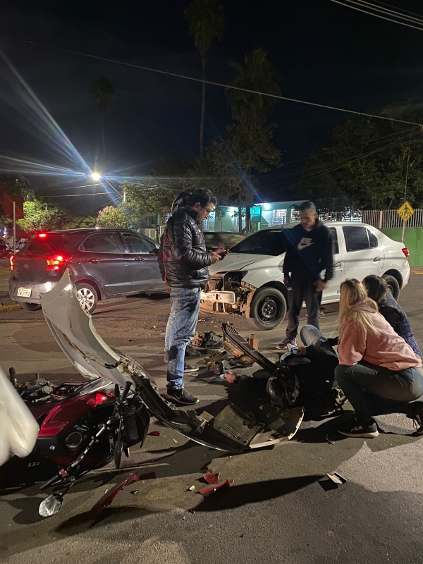 Acidentes com moto deixam feridos em Cachoeira do Sul 