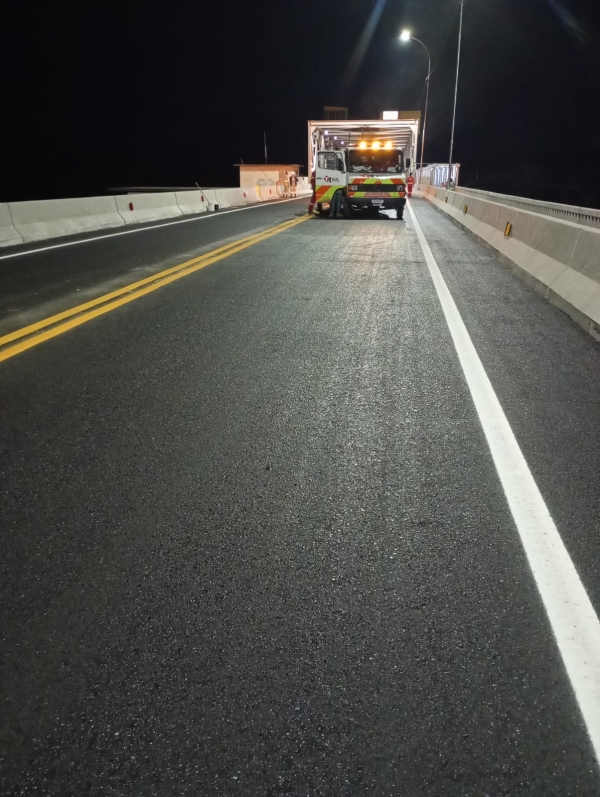 Está liberado o trânsito na Ponte do Fandango 
