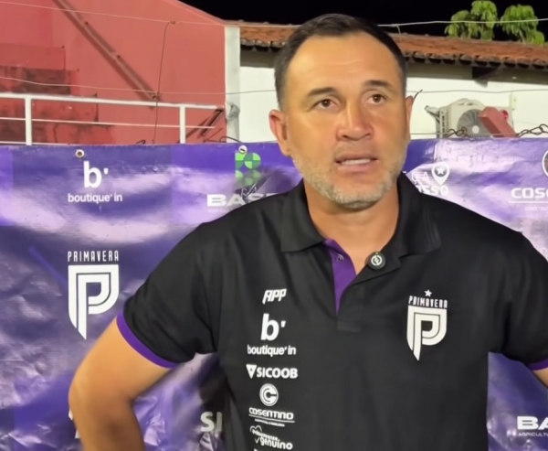 Técnico Márcio Nunes sobe para terceiro na Série D