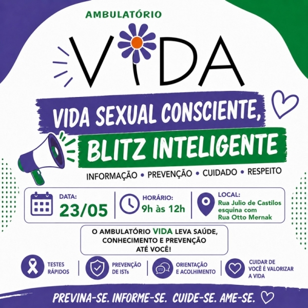 Saúde fará blitz para prevenção de IST´s 