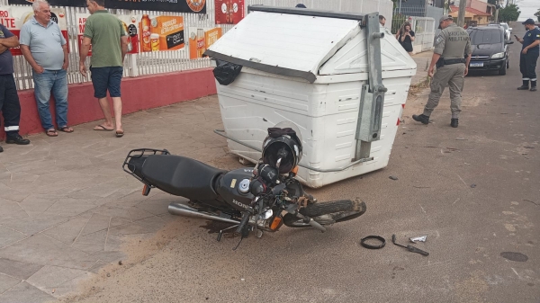 Acidente leva ferido para a UTI do HCB