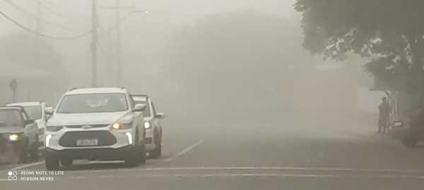 Neblina exige cuidado no trânsito em Cachoeira do Sul 