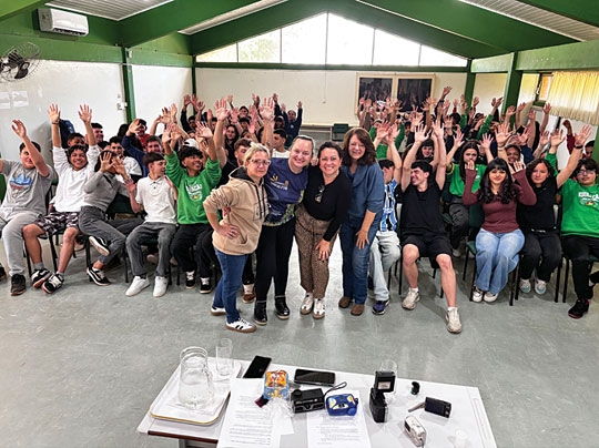 Arte da fotografia no colégio Diva