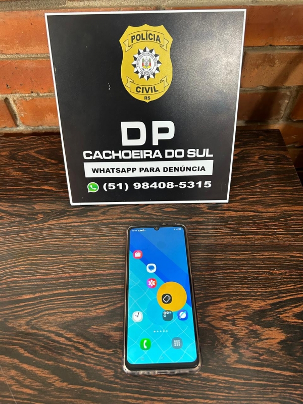 Celular furtado é recuperado pela Polícia Civil 